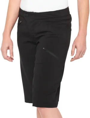 100% Ridecamp Shorts - Black, Women's, Small