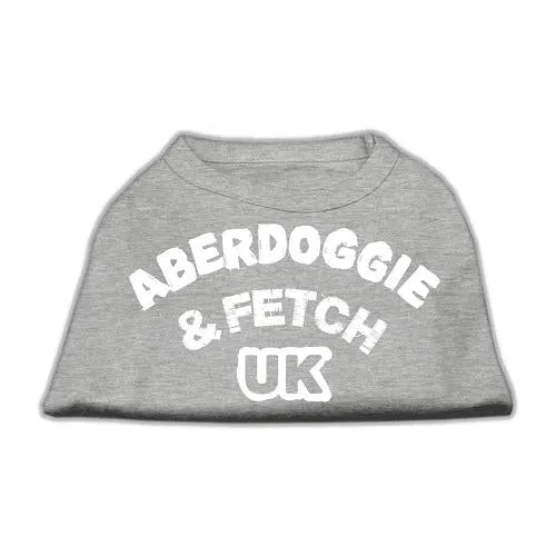 Aberdoggie UK Screenprint Shirts Grey Lg (14)