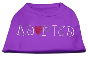 Adopted Rhinestone Shirt Purple XL (16)