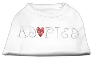 Adopted Rhinestone Shirt White XS (8)