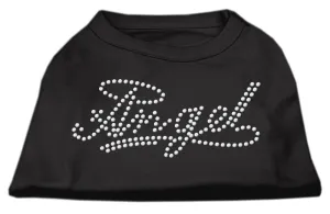 Angel Rhinestud Shirt Black XS (8)