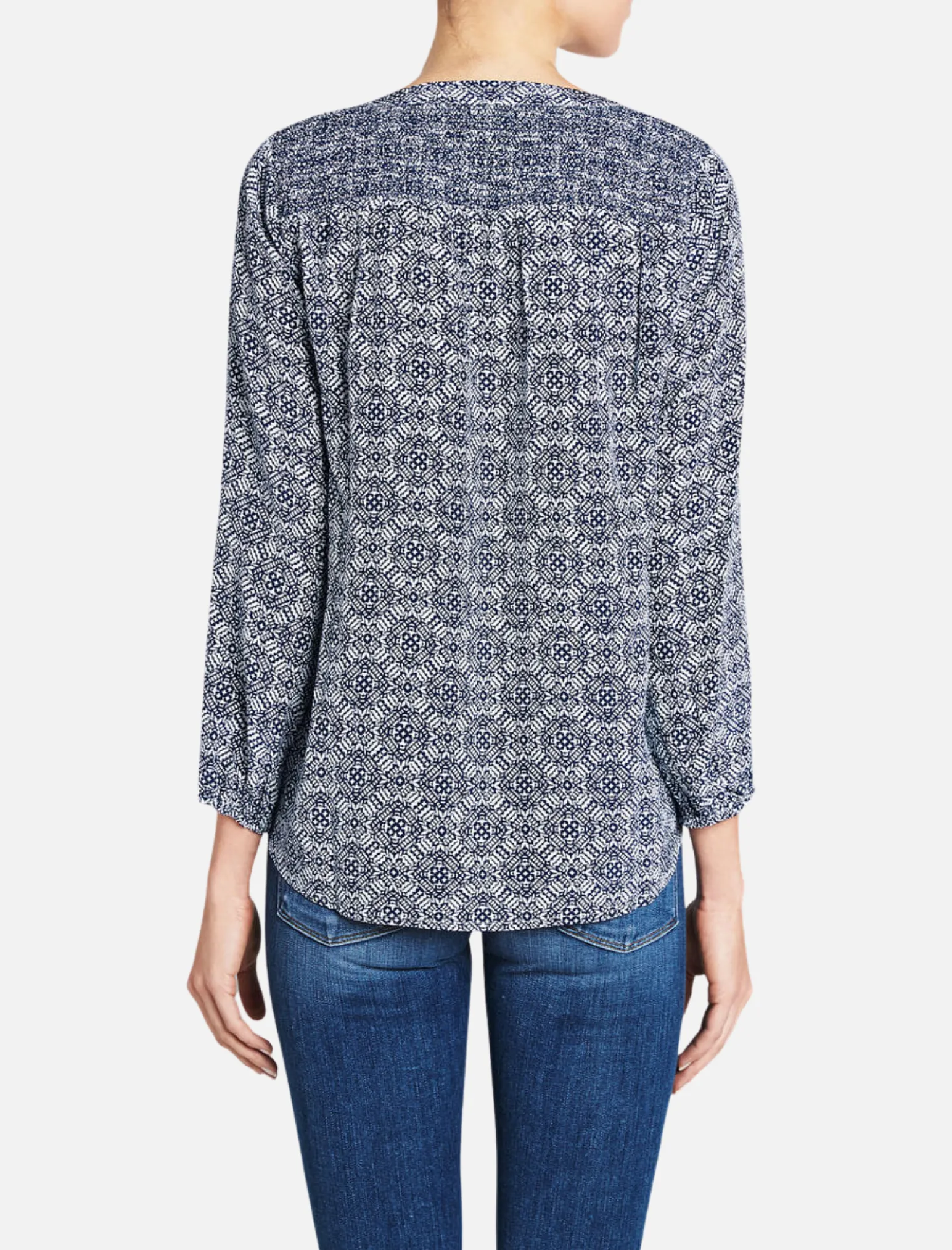 Axel Printed 3/4 Sleeve Blouse