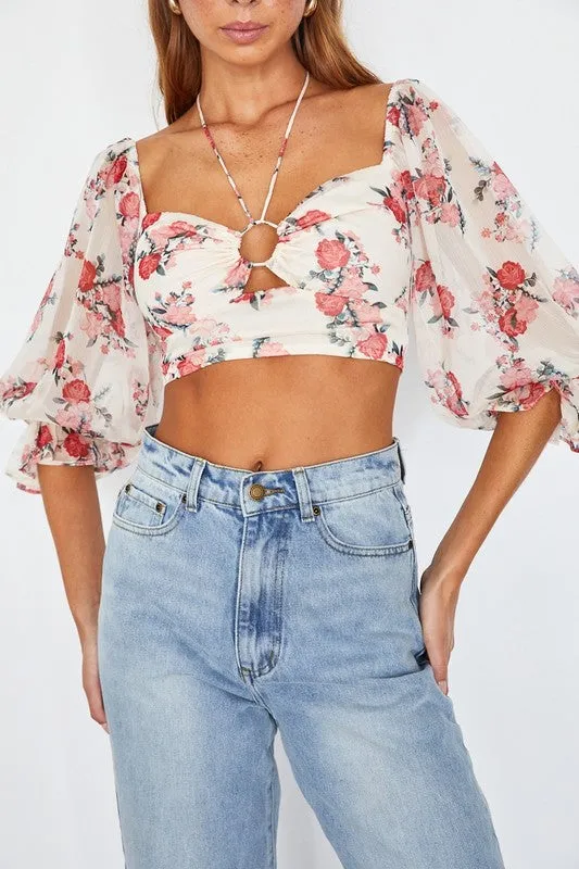 Belle Floral Top