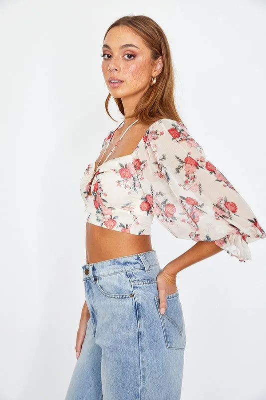 Belle Floral Top