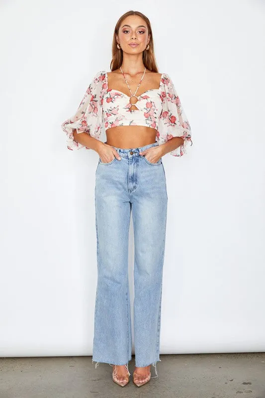 Belle Floral Top