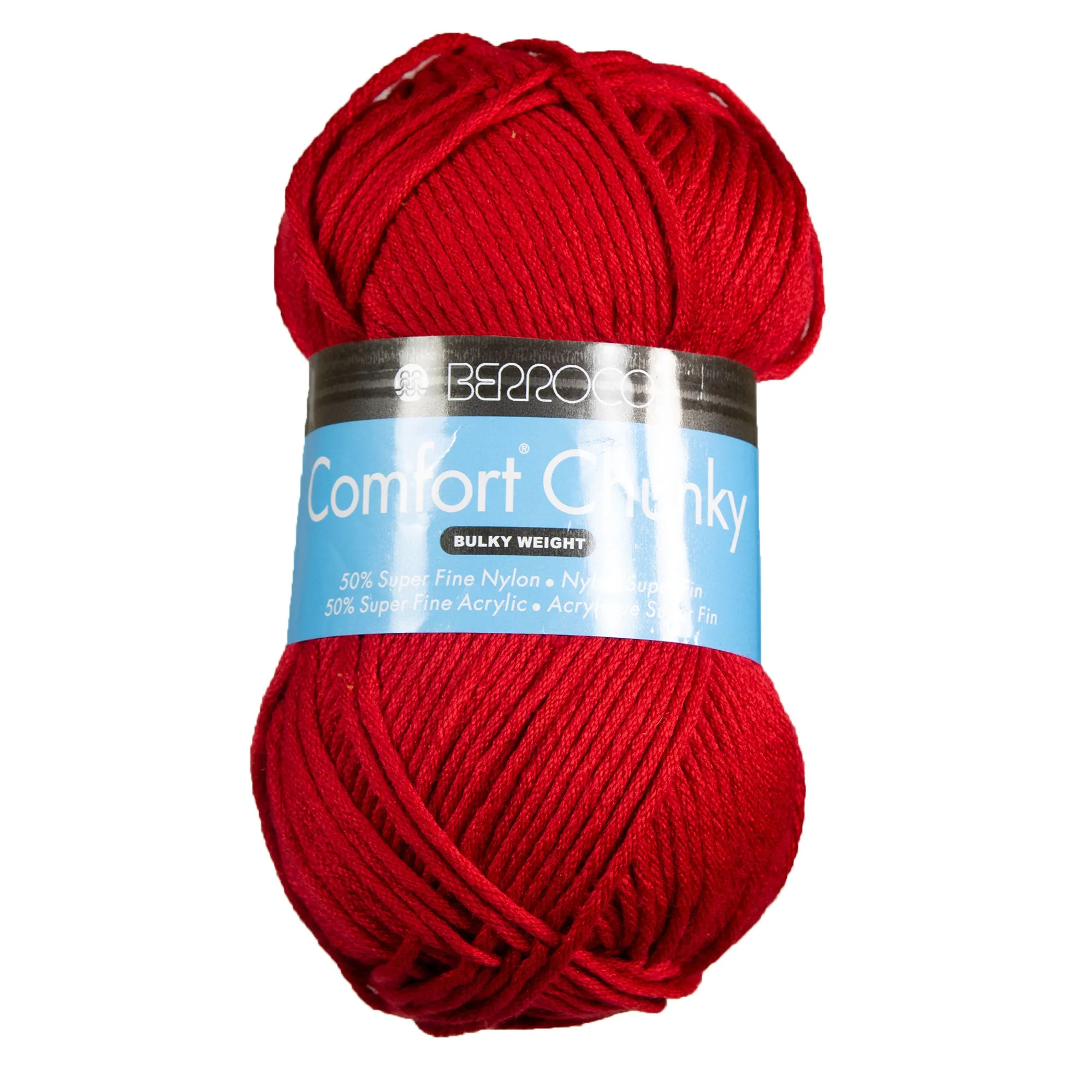 Berroco Comfort Chunky Yarn - 5750 Primary Red