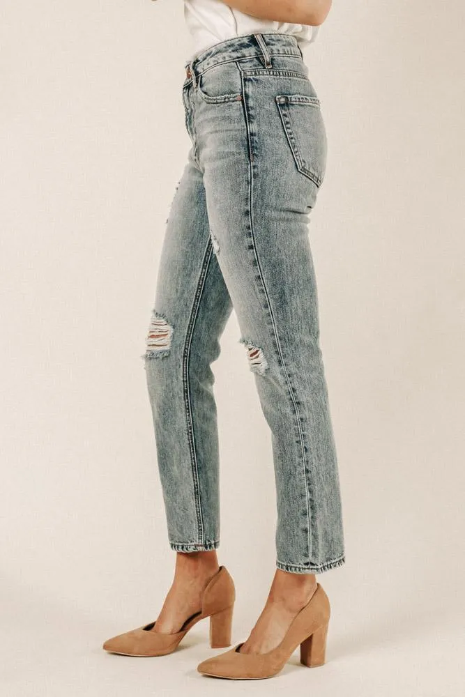 Bohme Distressed Mom Jeans