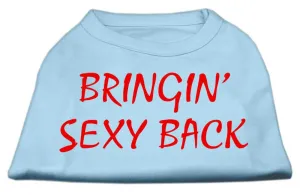 Bringin' Sexy Back Screen Print Shirts Baby Blue XL (16)