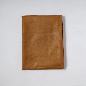 Brown - Vidarbha Tussar Silk Cotton Handloom Precut Fabric 46