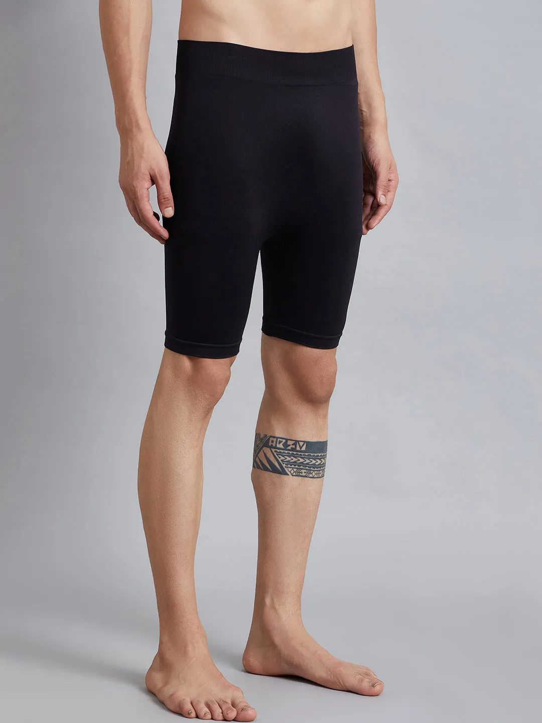 C9 AIRWEAR Men Mid Rise Cycling Shorts - Black