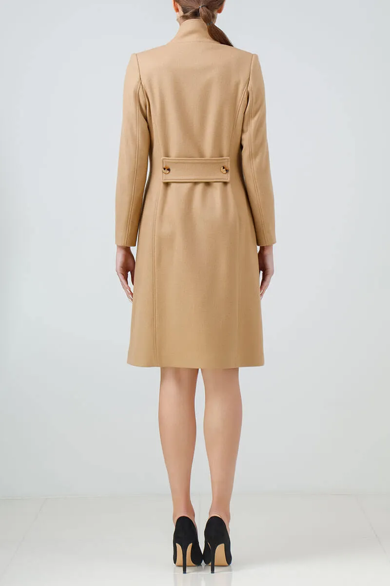 Camel wool coat