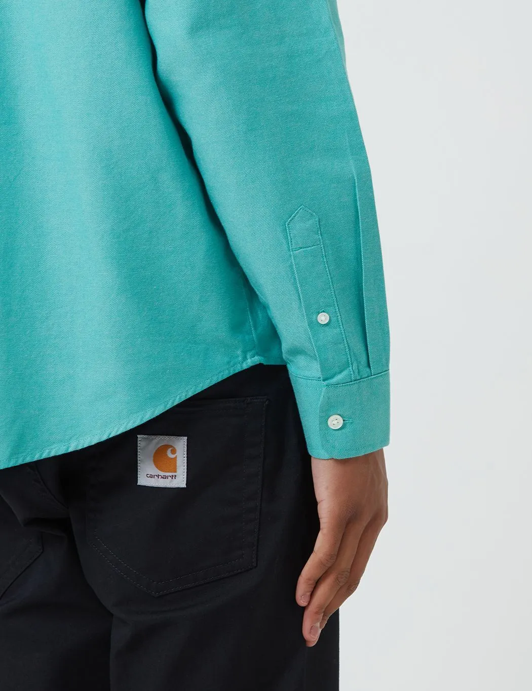 Carhartt-WIP Dalton Shirt (Heavy Rinsed) - Yoda Green