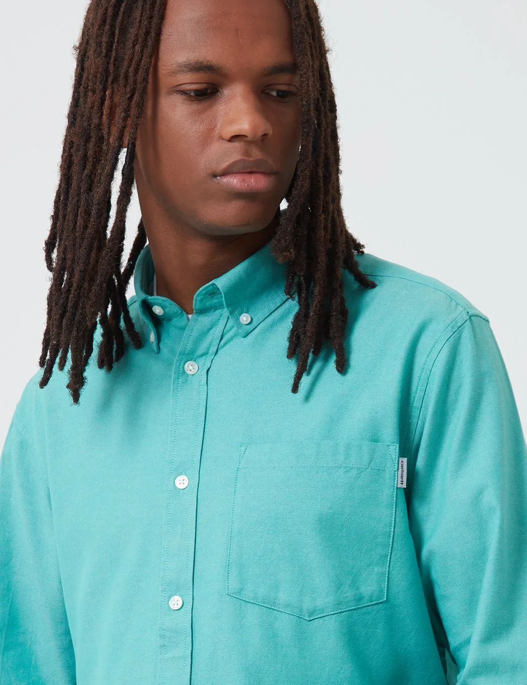 Carhartt-WIP Dalton Shirt (Heavy Rinsed) - Yoda Green