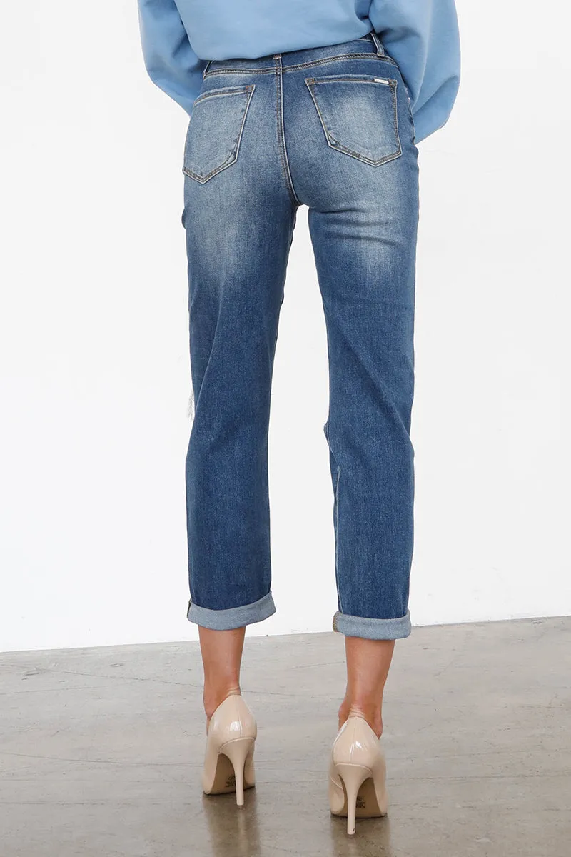 CAROLINE HIGH RISE GIRLFRIEND JEANS