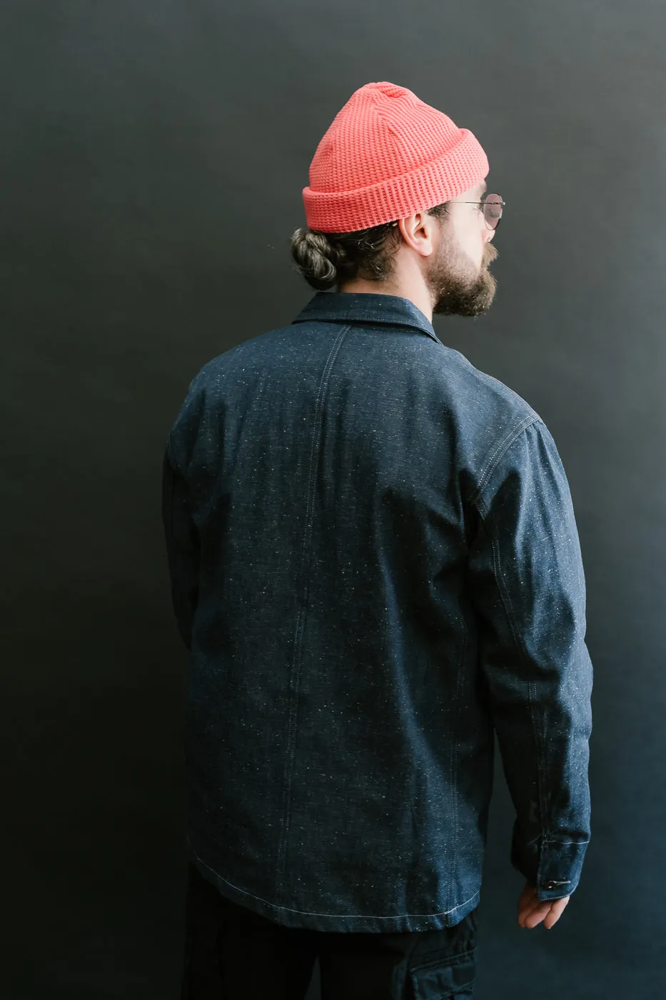 Chore Jacket Nep Denim - Indigo