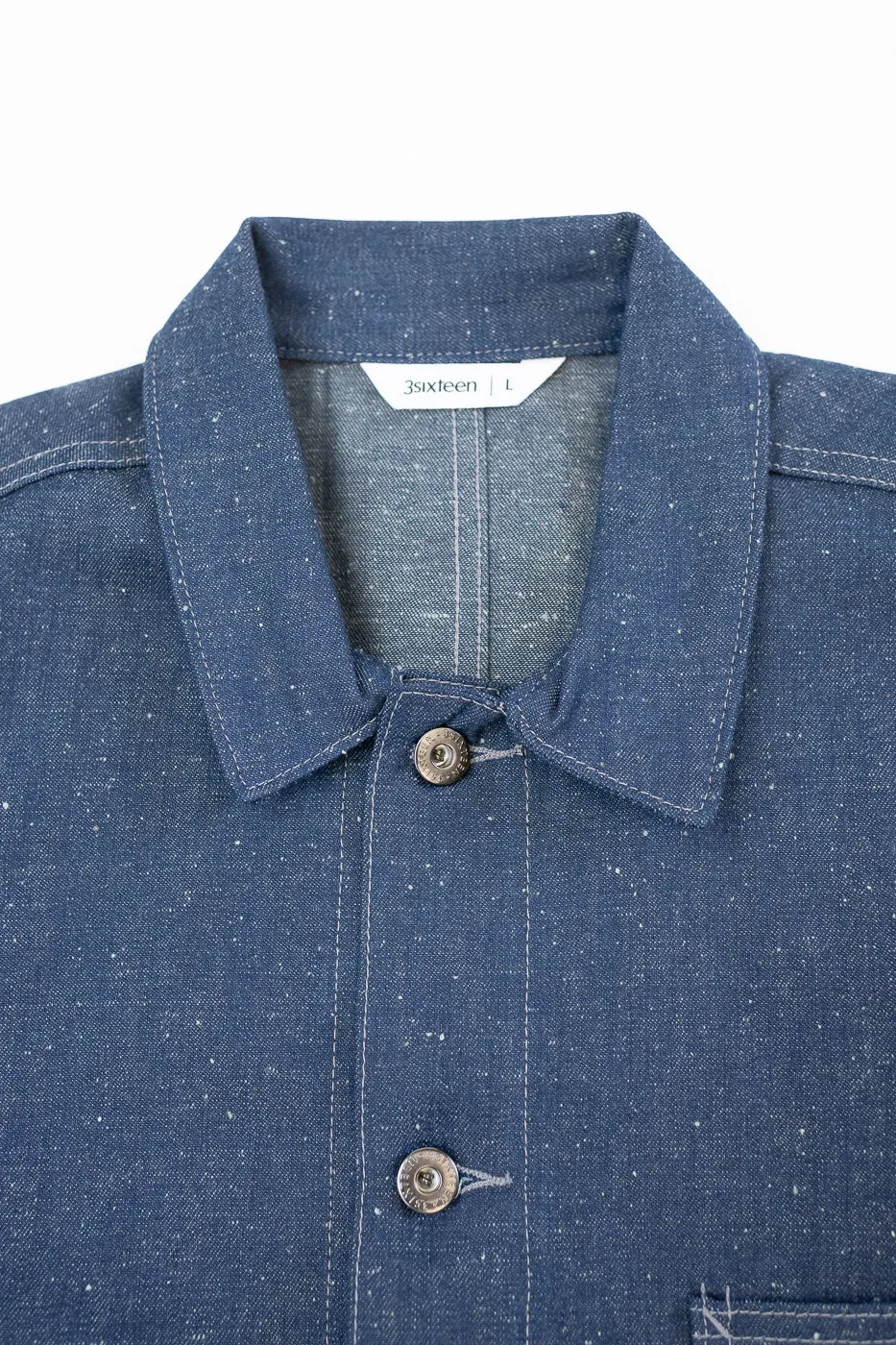 Chore Jacket Nep Denim - Indigo