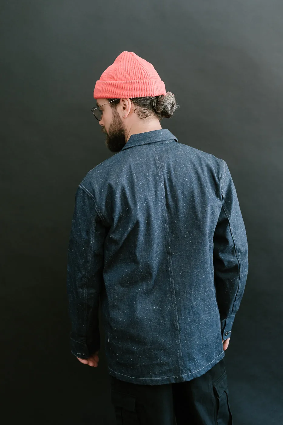 Chore Jacket Nep Denim - Indigo