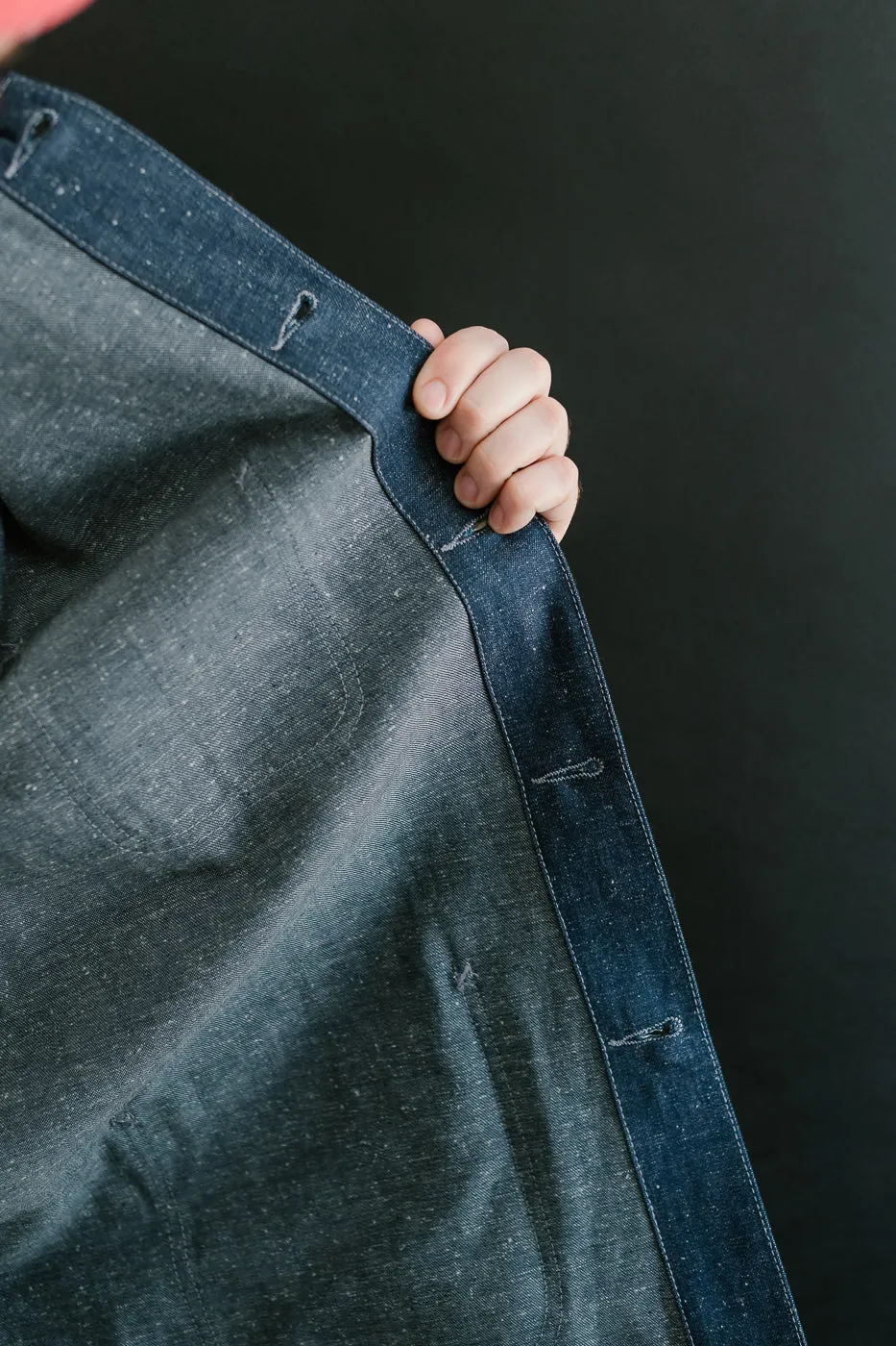 Chore Jacket Nep Denim - Indigo