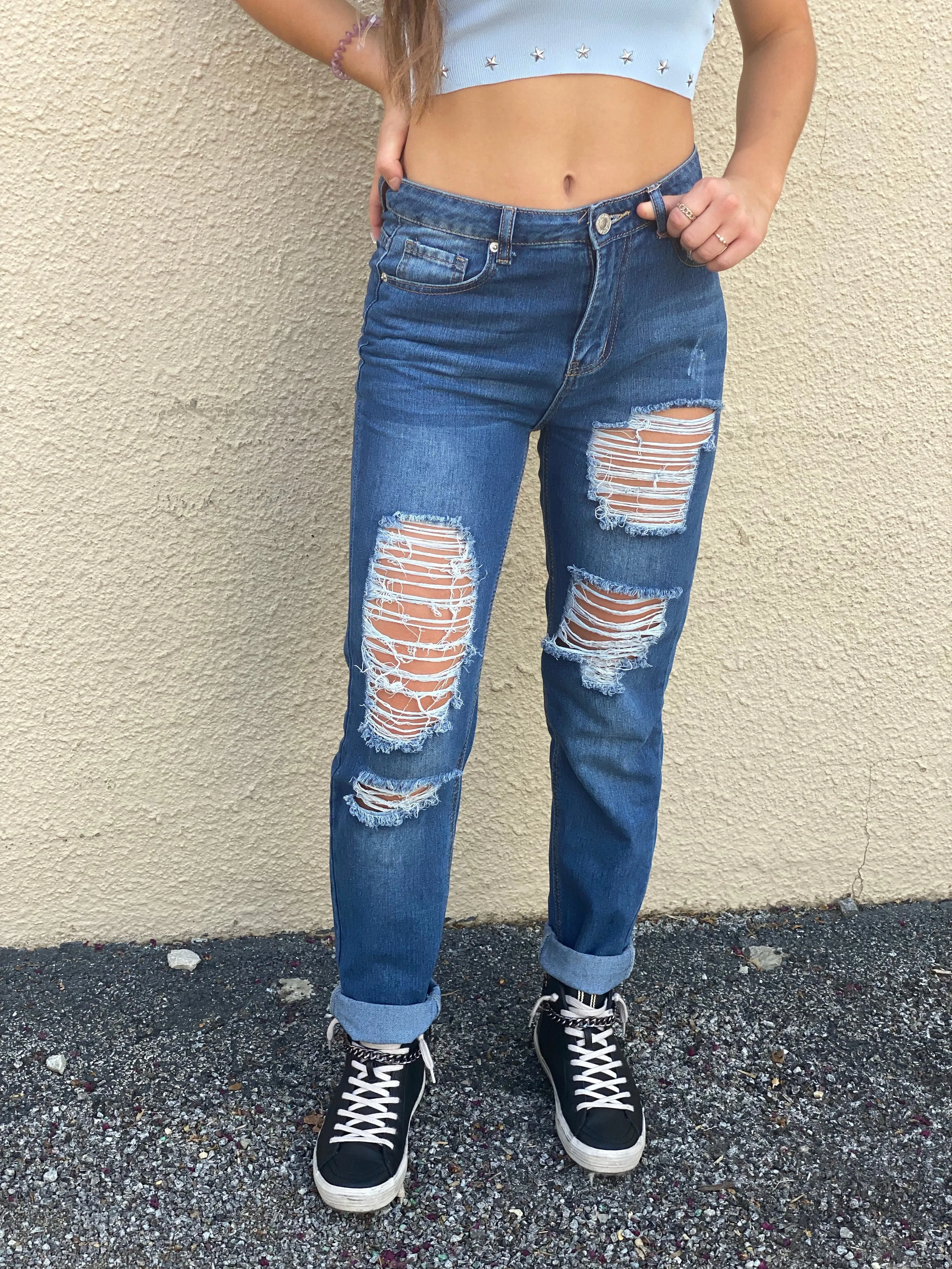 Elizabeth Distressed Jeans