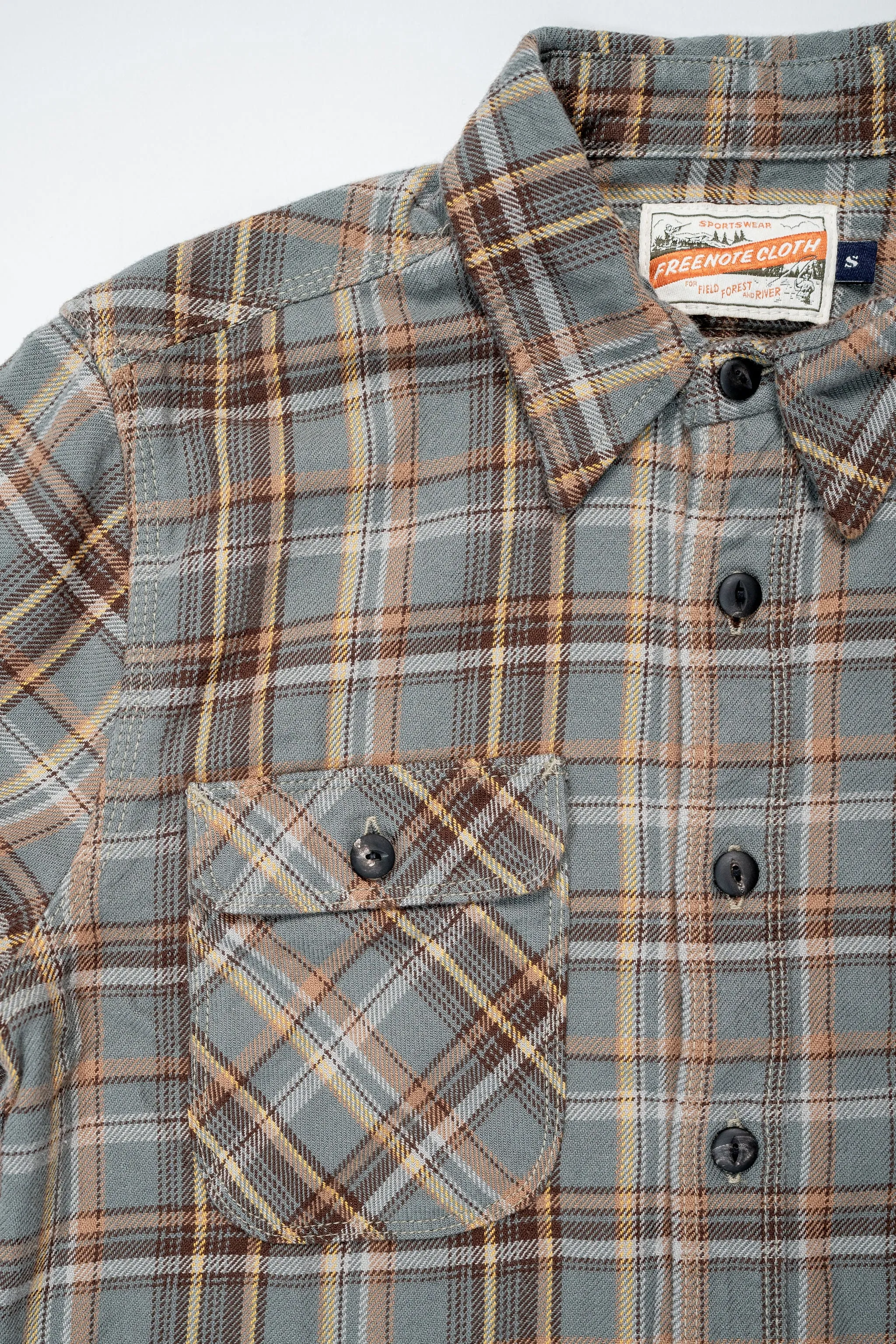 Freenote Cloth Jepson - Grey Plaid