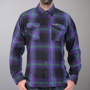 Hot Leathers FLM2011 Men's 'Voodoo' Flannel Long Sleeve Shirt