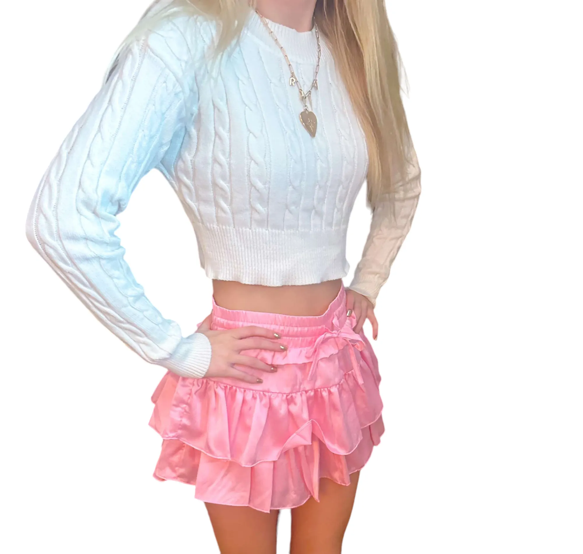 Ice Pink Ruffle Delight Skort