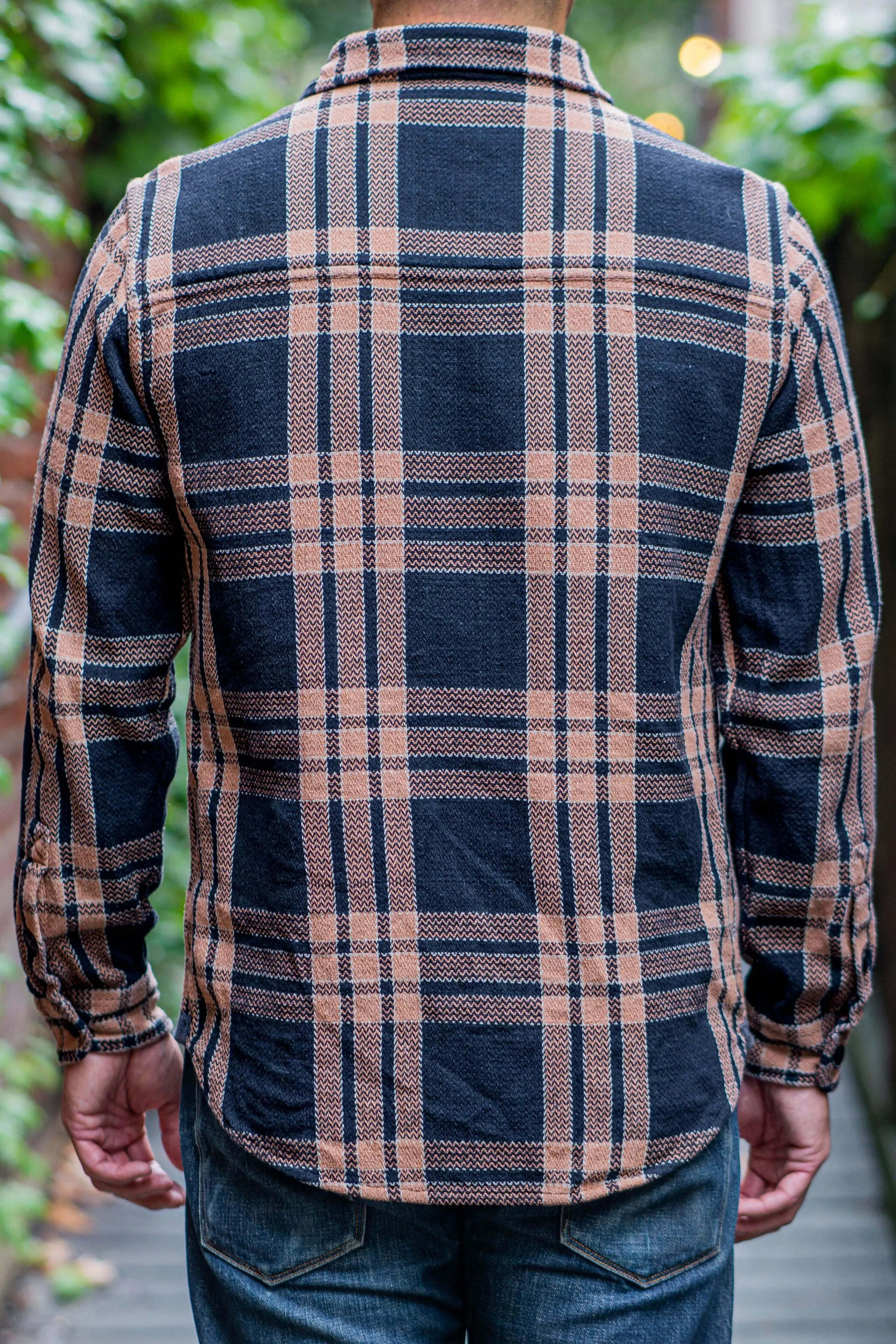 Indi   Ash LS Ames Workshirt - Iron Big Plaid