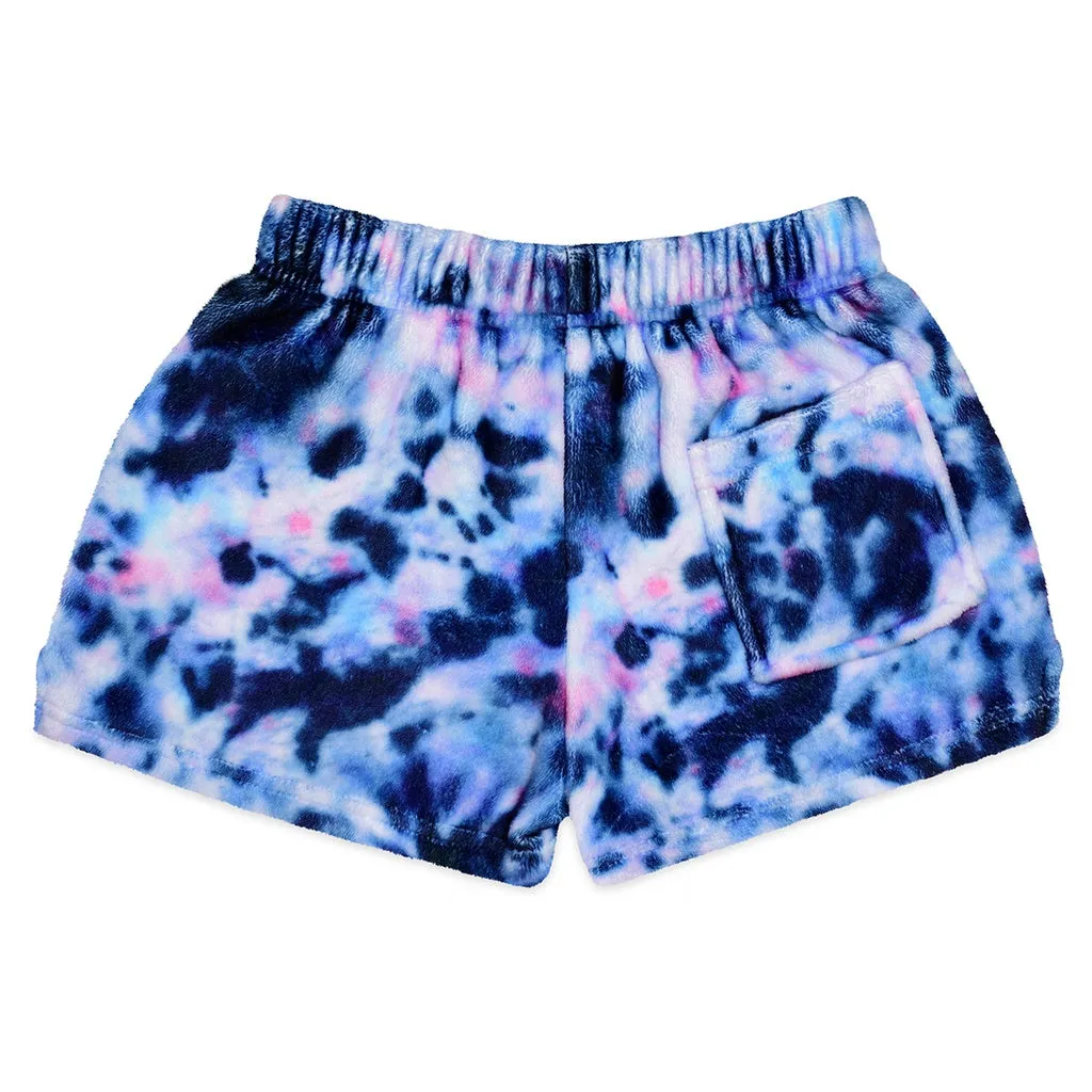 Iscream Night Tie Dye Plush Shorts