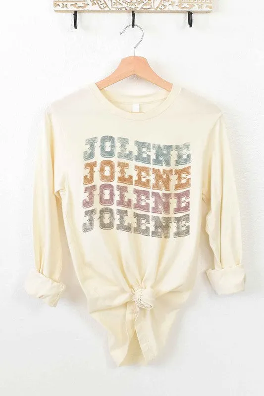 JOLENE WESTERN DOLLY LONG SLEEVE TEE