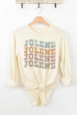 JOLENE WESTERN DOLLY LONG SLEEVE TEE