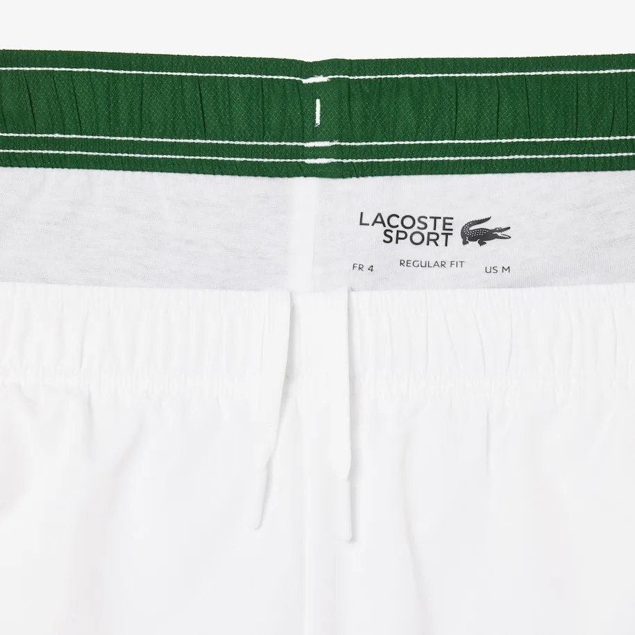 Lacoste LOGO STRIPE TENNIS  Short Men’s -WHITE-001