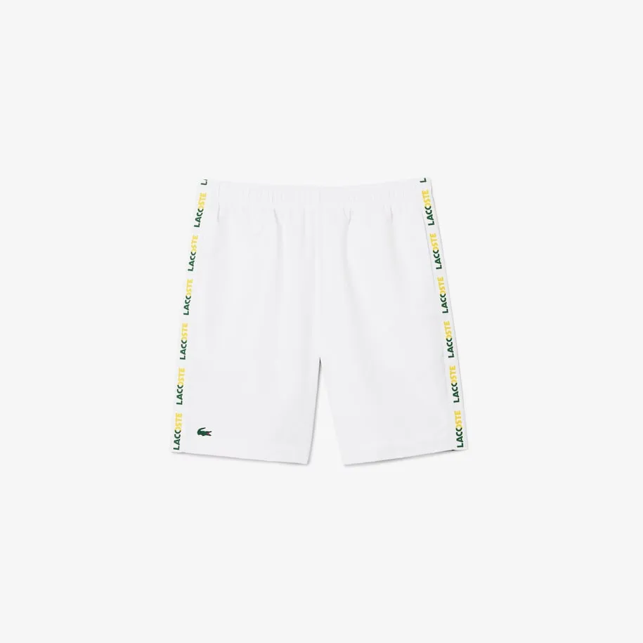 Lacoste LOGO STRIPE TENNIS  Short Men’s -WHITE-001