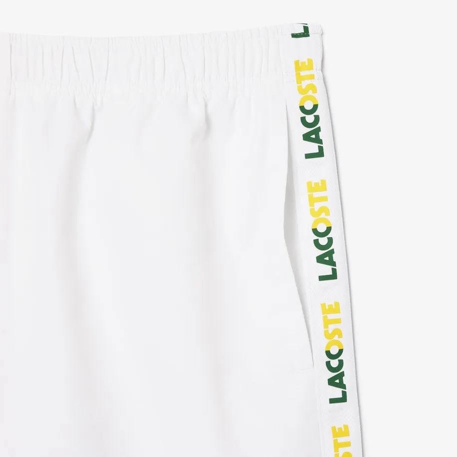 Lacoste LOGO STRIPE TENNIS  Short Men’s -WHITE-001