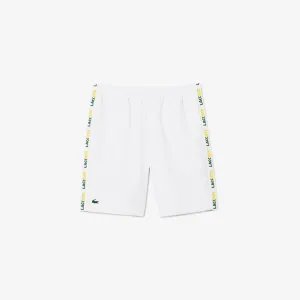 Lacoste LOGO STRIPE TENNIS  Short Men’s -WHITE-001