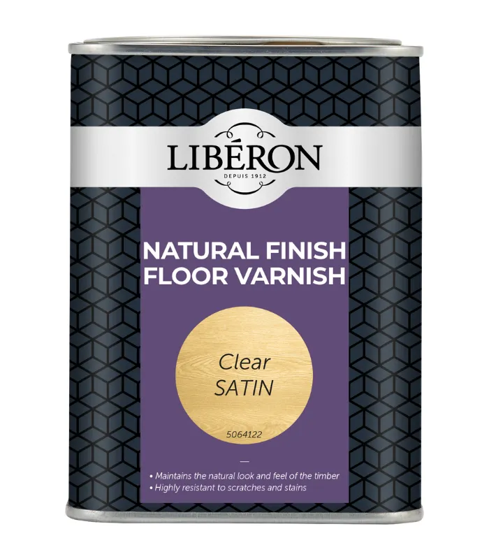 Liberon Natural Finish Floor Varnish - Clear