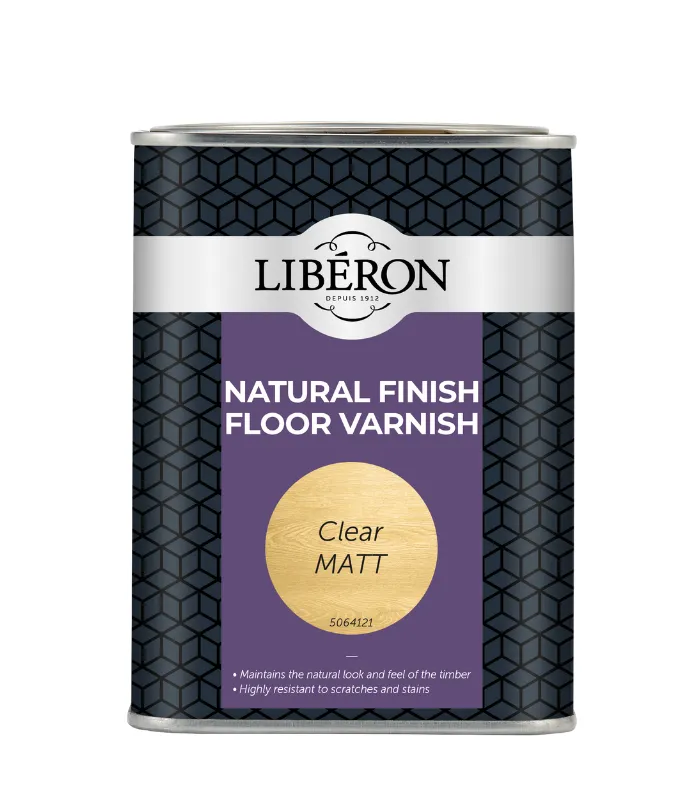 Liberon Natural Finish Floor Varnish - Clear