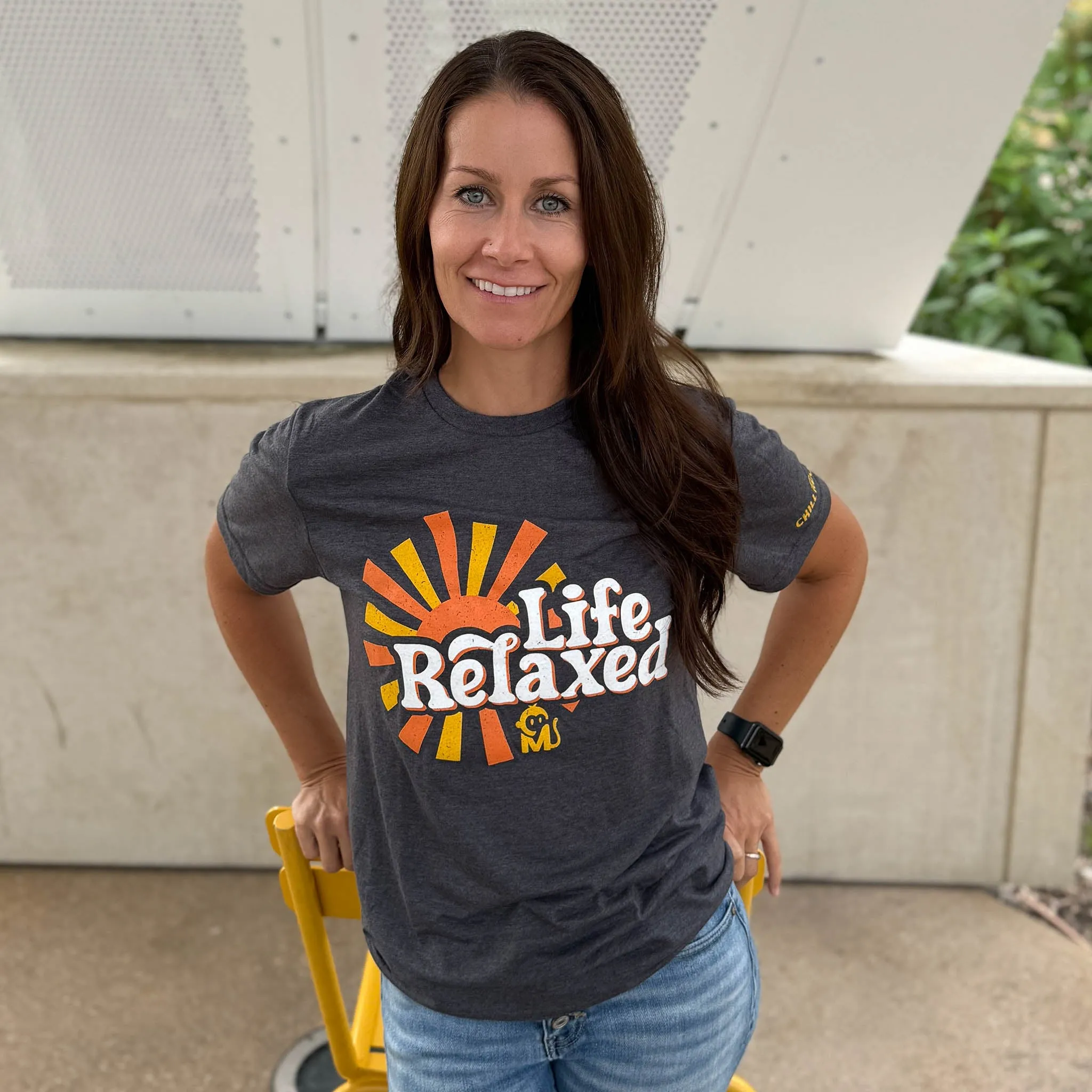 Life Relaxed Sunburst Graphic Tee