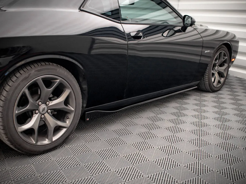 Maxton Design - SIDE SKIRTS DIFFUSERS DODGE CHALLENGER RT MK3 FACELIFT (2014-)