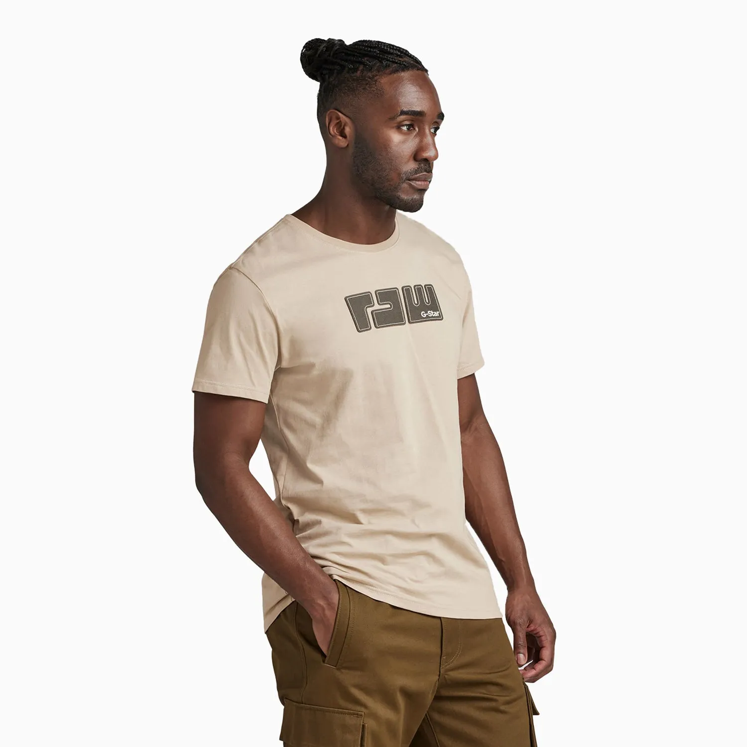 Men's Raw Felt Short Sleeve T Shirt