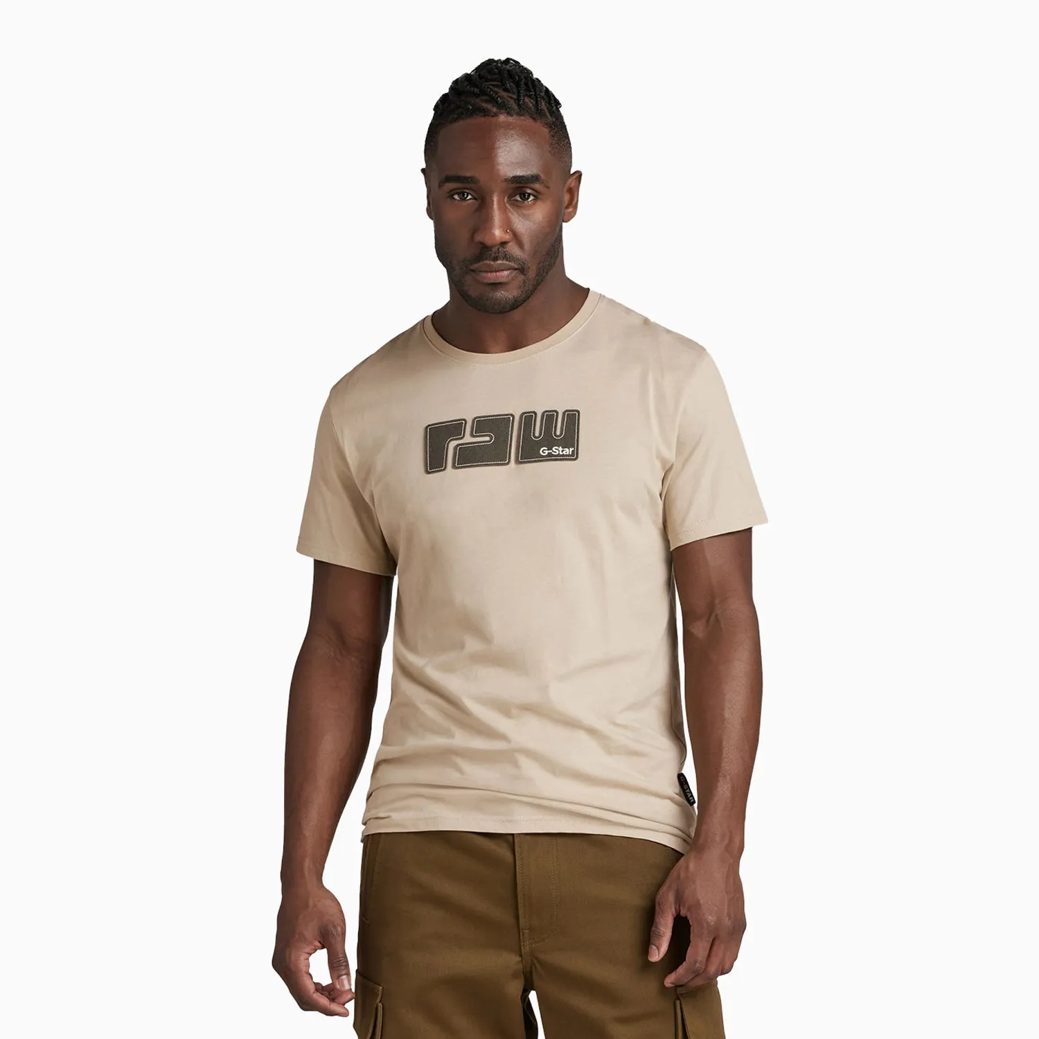 Men's Raw Felt Short Sleeve T Shirt