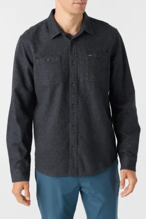 ONeill BREAKWATER SOLID FLANNEL STANDARD FIT SHIRT - BLACK