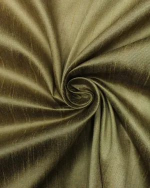 Plain Golden Poly Dupion Fabric