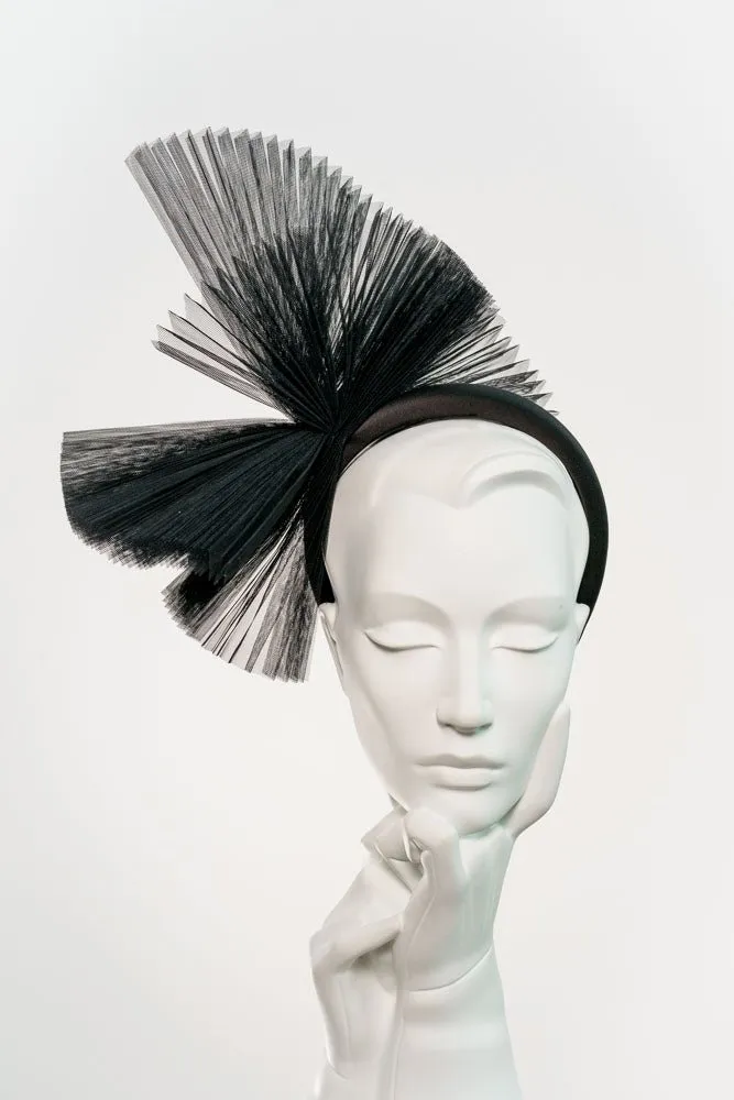 Pleated Fascinator - Solana