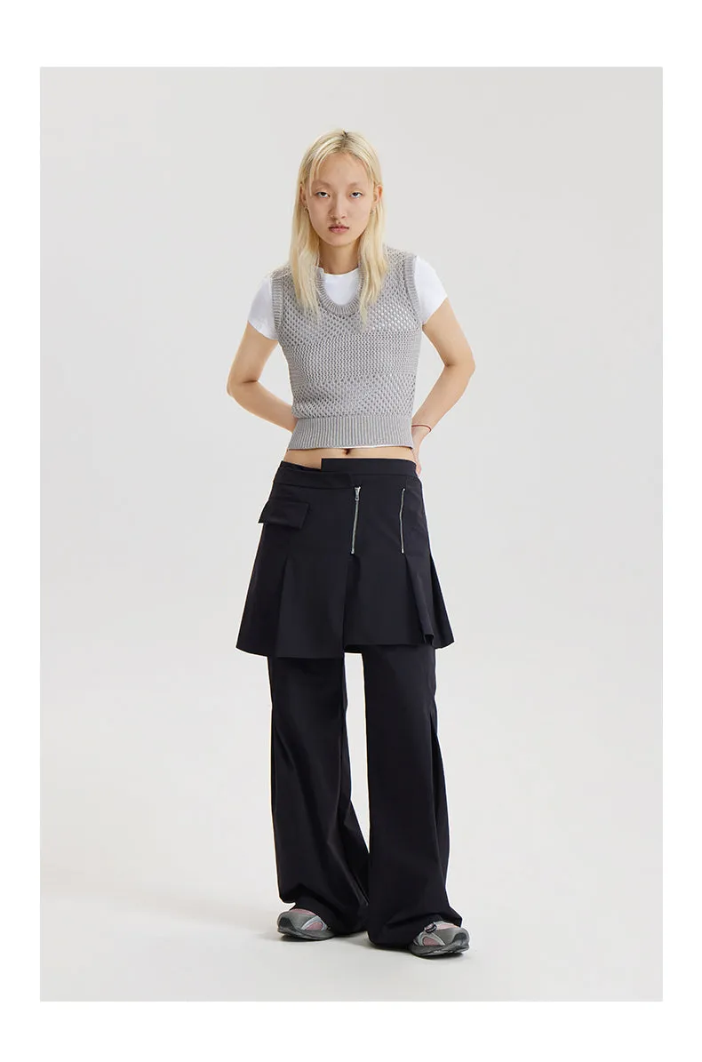 Pleated skirts and pants