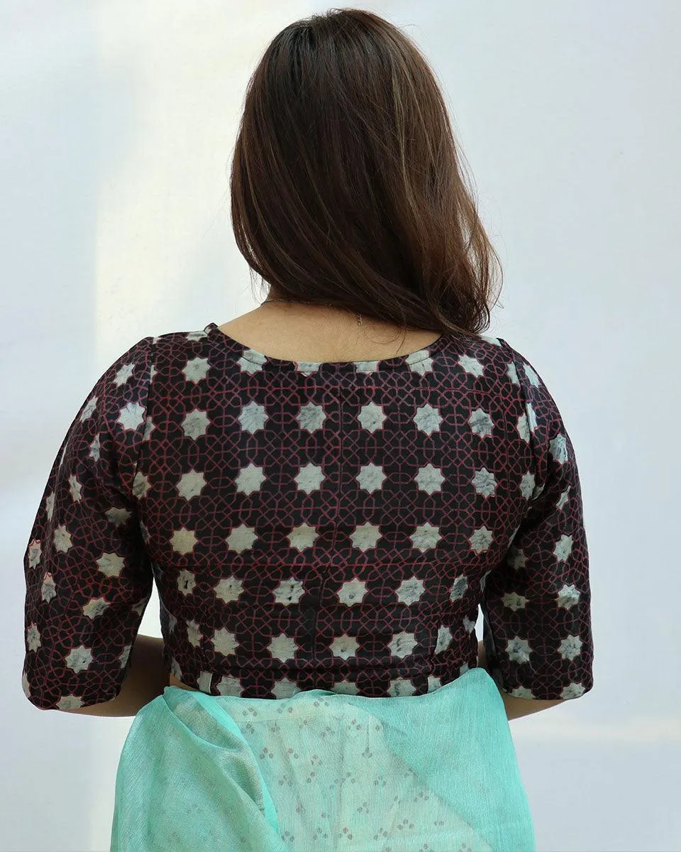 Raya Mashru Silk Blouse