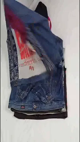 Reworked Hooded Denim Jackets with Back Appliqué SS24