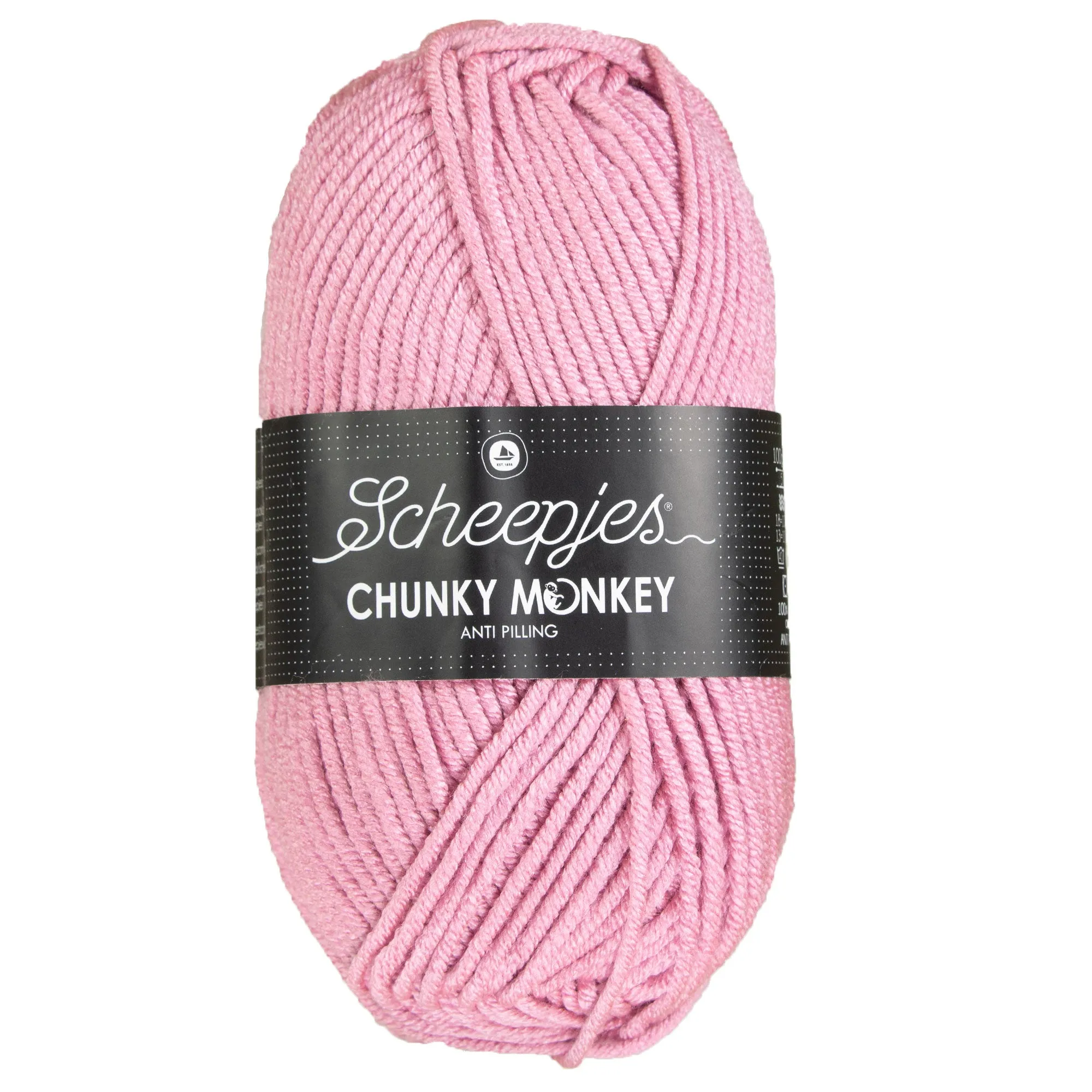 Scheepjes Chunky Monkey Yarn - 1080 Pearl Pink