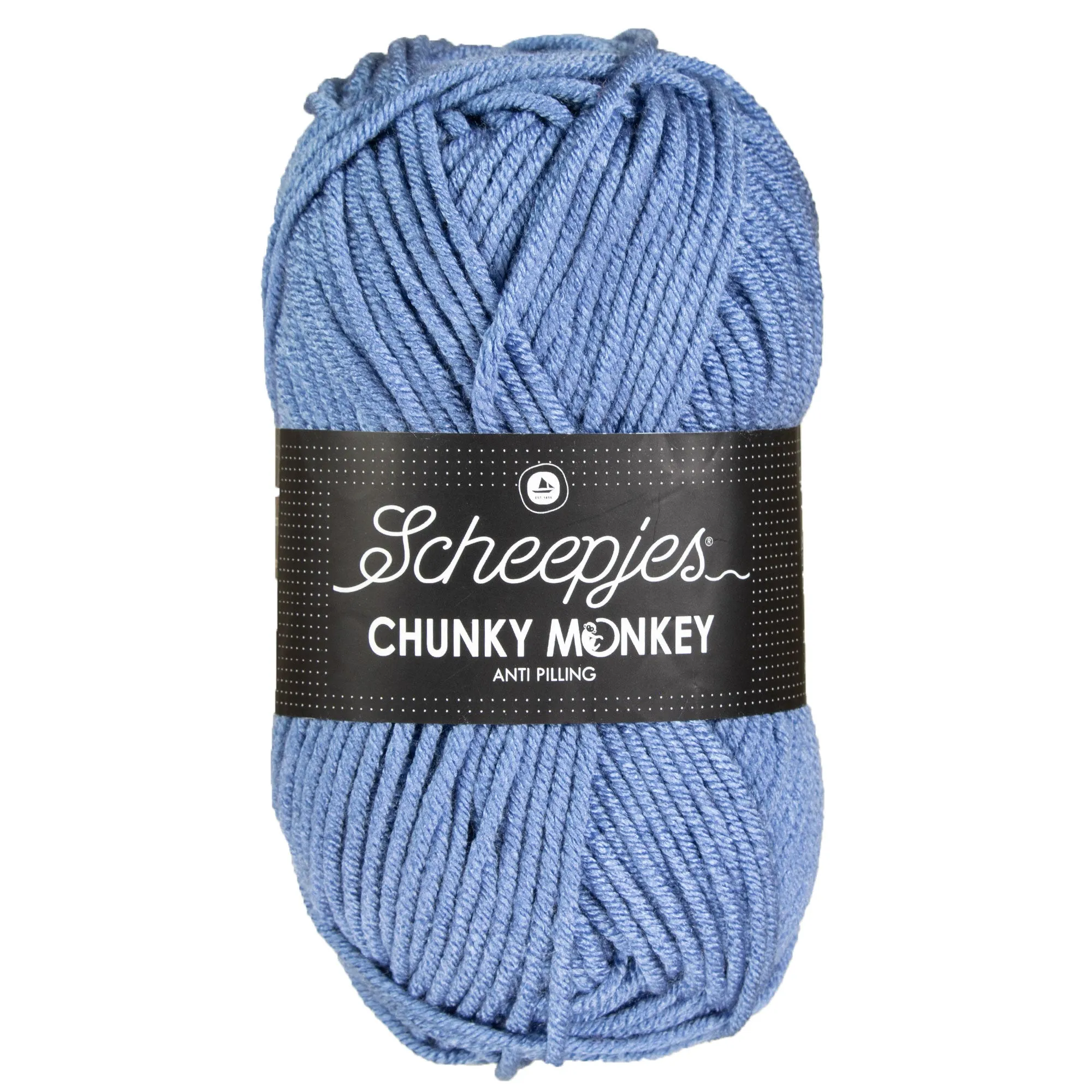 Scheepjes Chunky Monkey Yarn - 1302 Air Force Blue