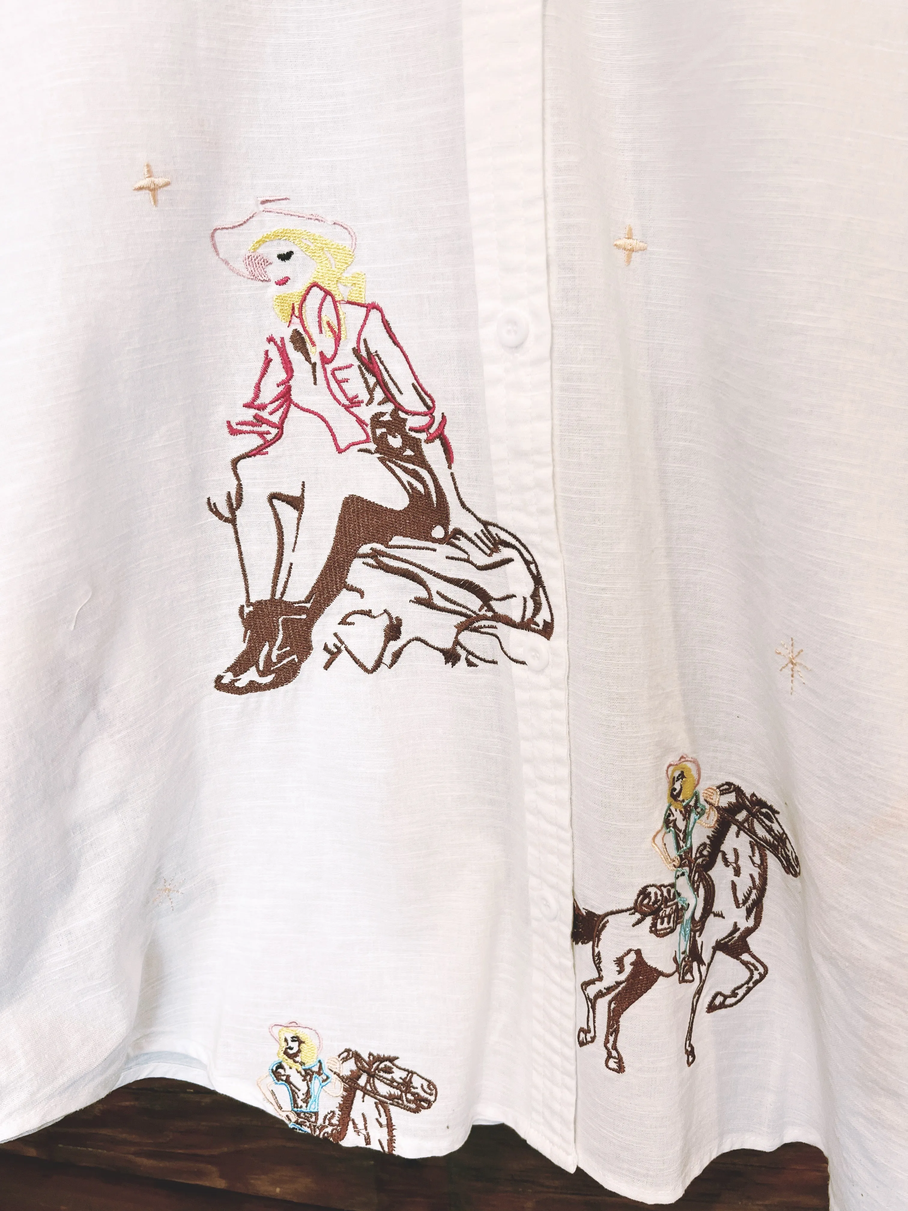 The Vintage Cowgirl Button Up