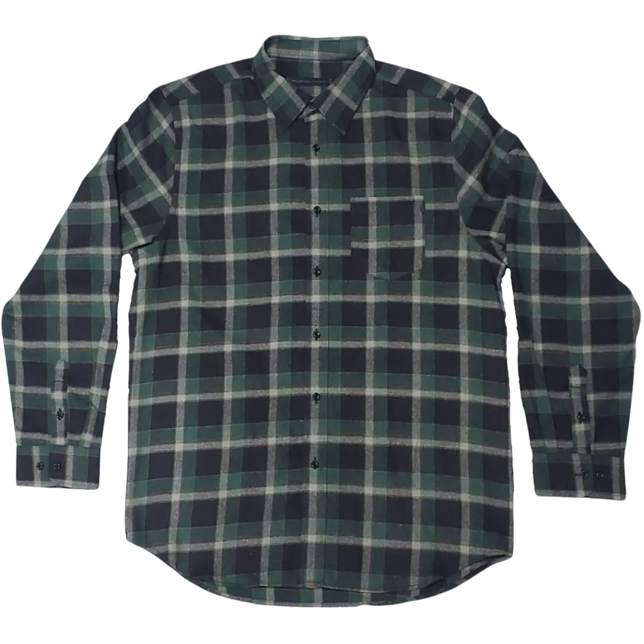 Trappers - Gorge Green Flannel Long Sleeve Shirt